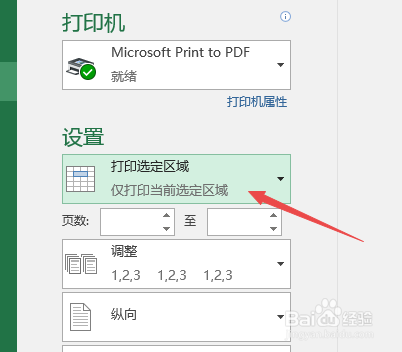 Excel选定区域打印