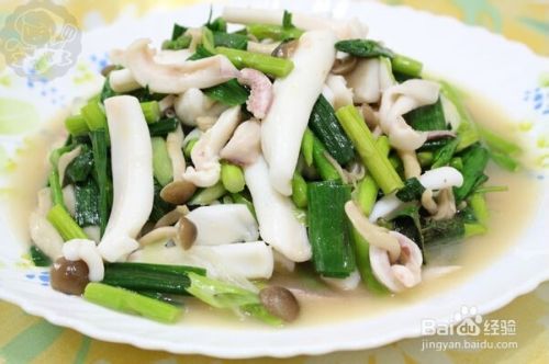 台湾海鮮料理之蒜香透抽 蒜香鱿鱼 百度经验