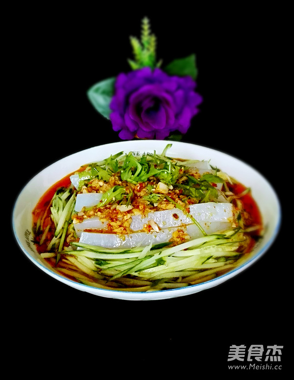 蒜醋汁凉粉的做法