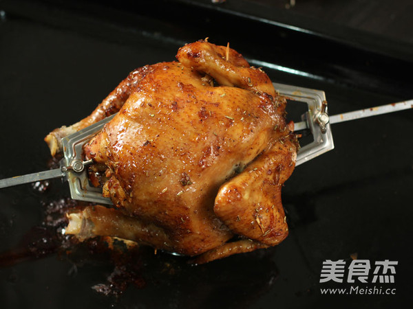 迷迭香烤整鸡