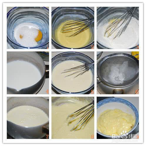 卡仕达酱拿破仑的做法