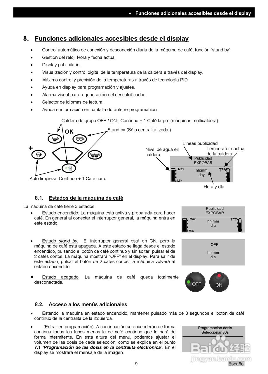 Expobar.Diamant钻石系列咖啡机操作使用说明书:[2]