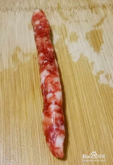豌豆米炒香肠