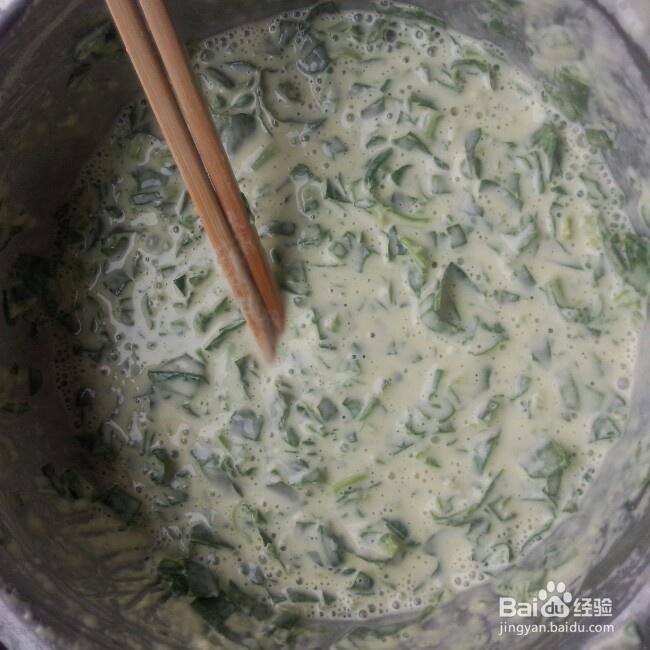 新手易做的菠菜饼