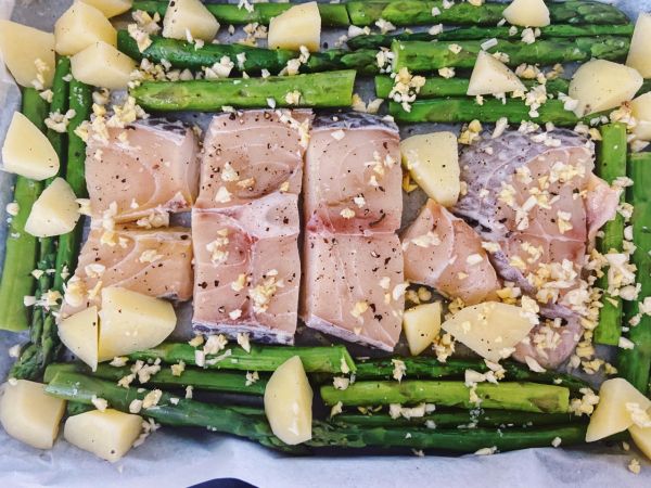 黑胡椒香烤鳕鱼