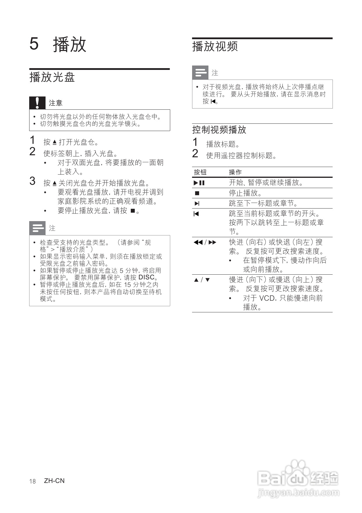 飞利浦HTS3373/93家庭影院使用说明书:[1]