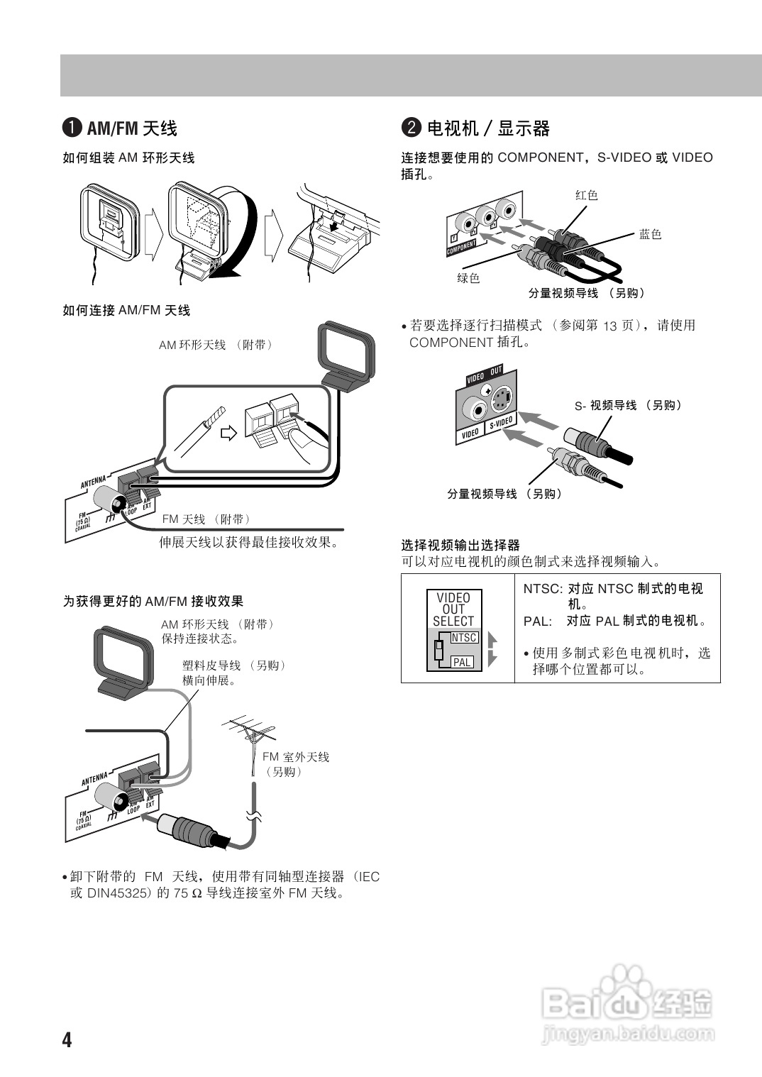 胜利者迷你音响UX-GD6M型使用说明书:[1]