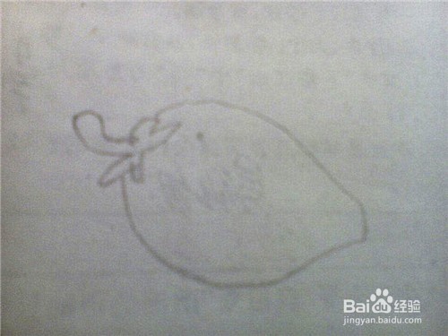 简笔画 草莓的画法：