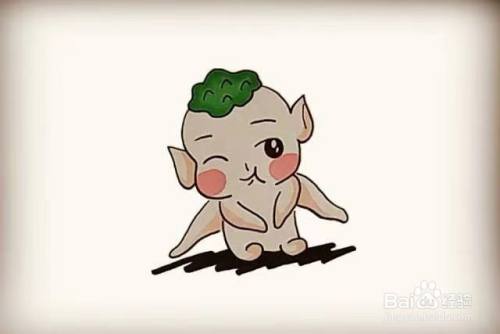 胡巴的简笔画教程