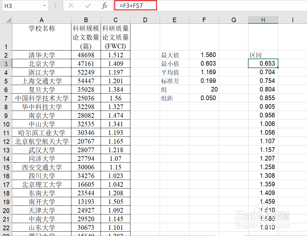 用EXCEL2016绘制直方图和正态分布曲线图