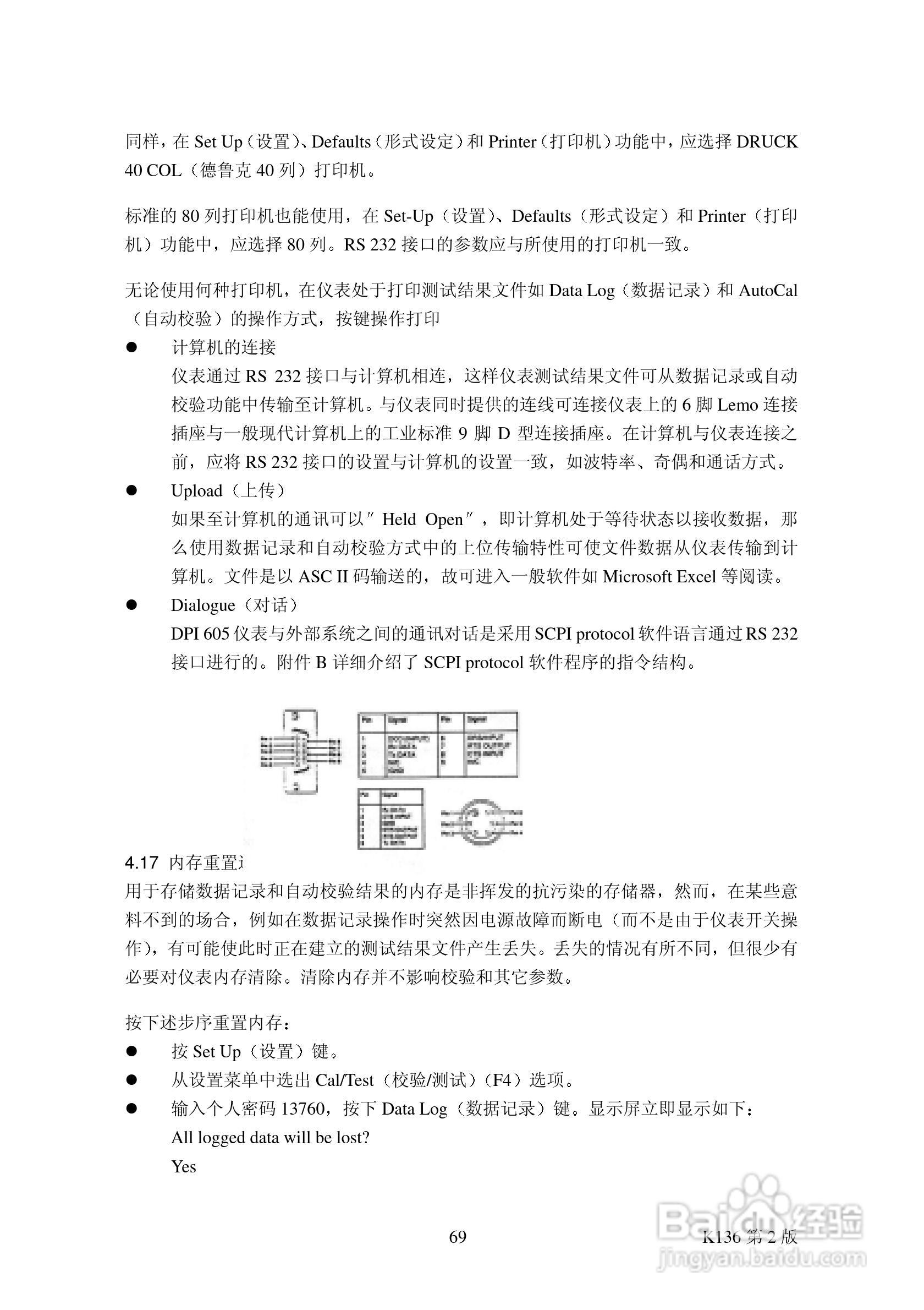 DRUCK DPI605 精密型便携式压力校验仪说明书:[7]