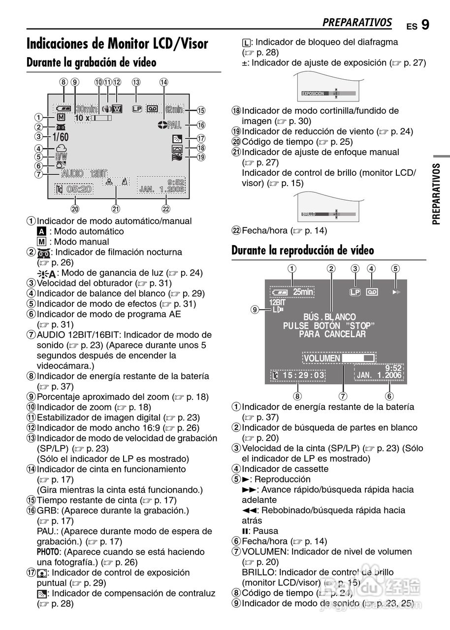 JVC GR-D347U DIGITAL VIDEO CAMERA摄像机说明书:[6]