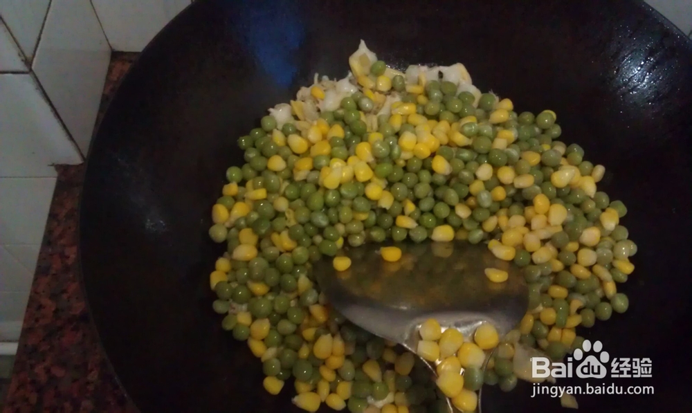 花蛤肉炒粒粒