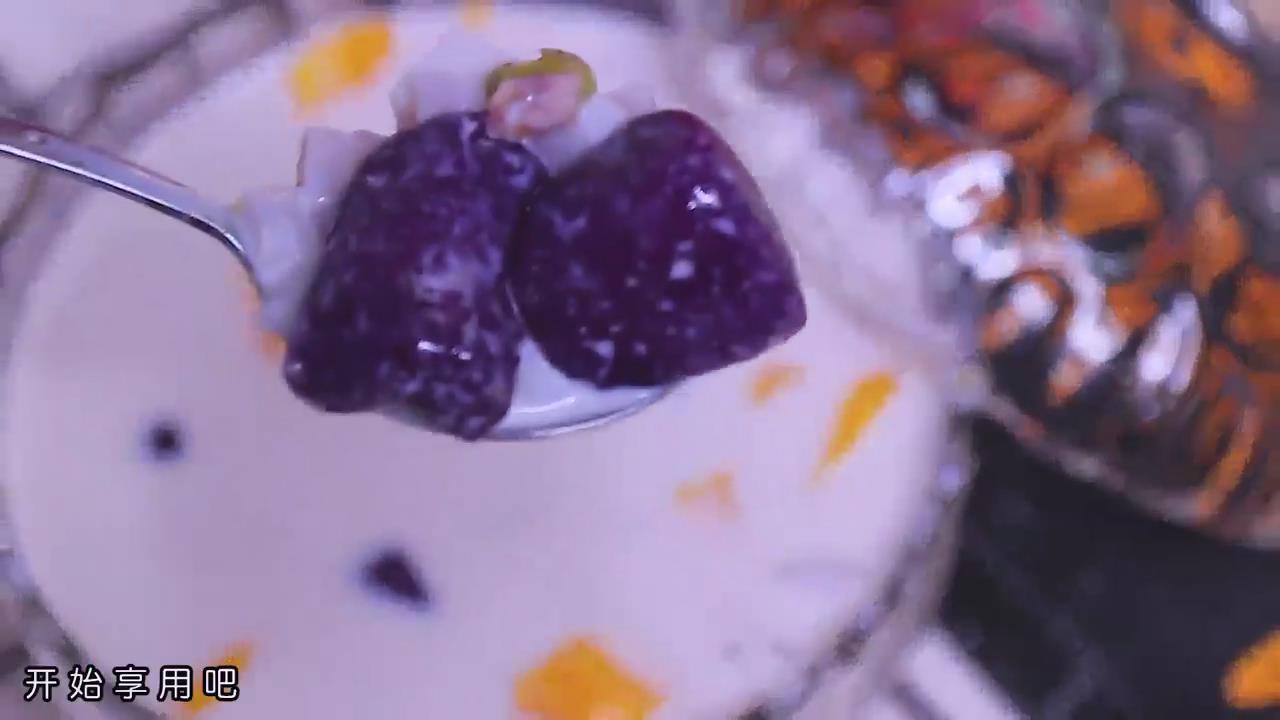 怎样做紫薯椰奶芋圆