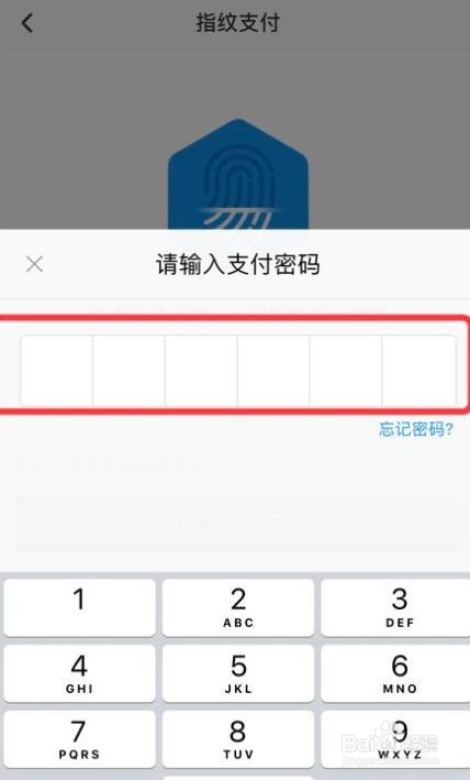 怎么开启口碑app的指纹支付功能