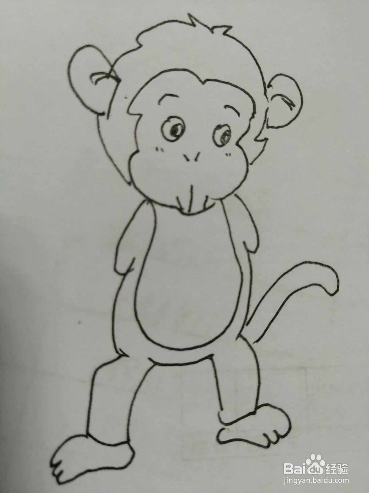 <b>机灵的小猴子怎么画</b>