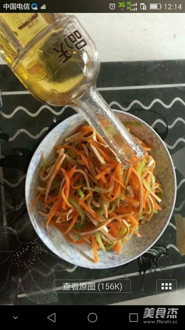 凉拌三丝的做法
