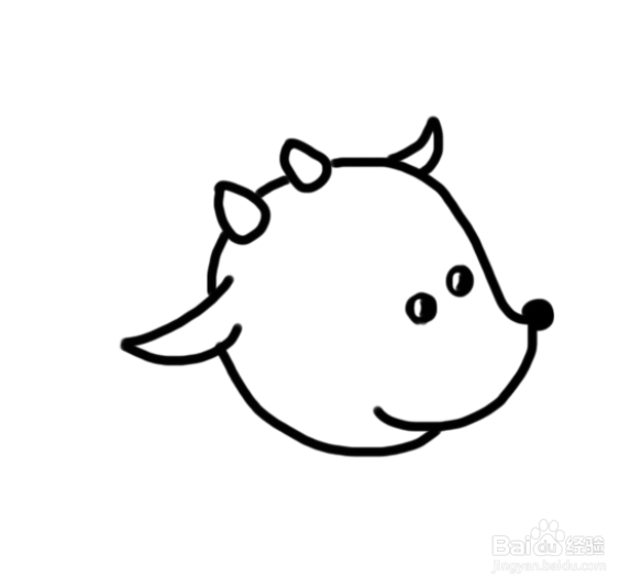 动物简笔画：梅花鹿