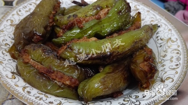 超下饭的尖椒盒/虎皮青椒酿肉怎么做