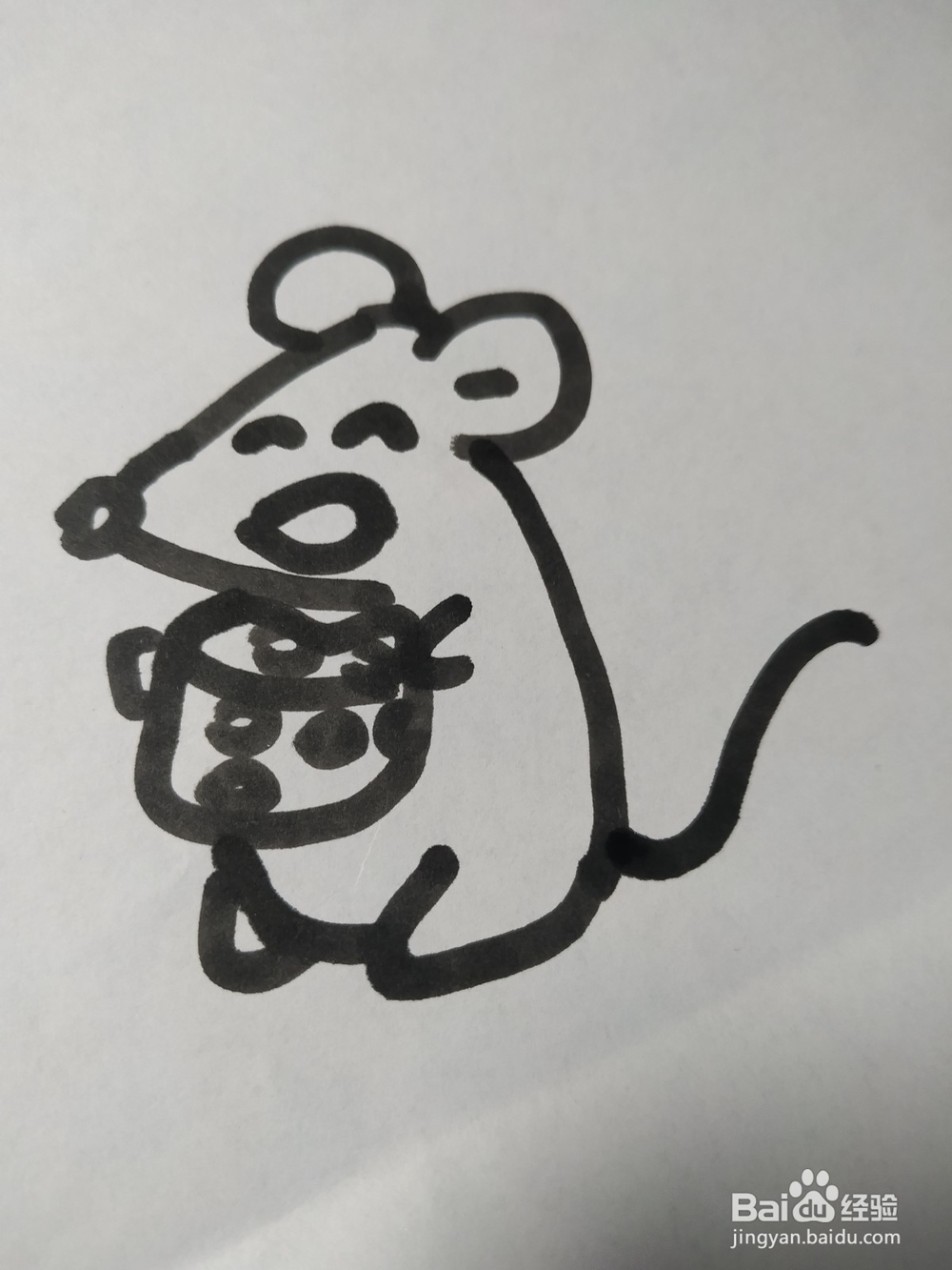 老鼠的简笔画技法38