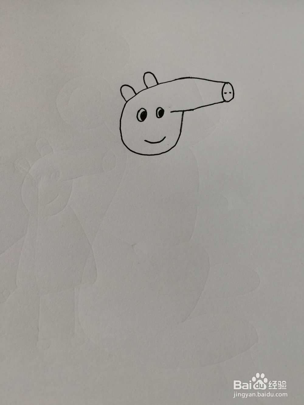 简笔画(3)——小猪佩奇