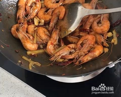 海鲜美食-香辣基围虾的做法