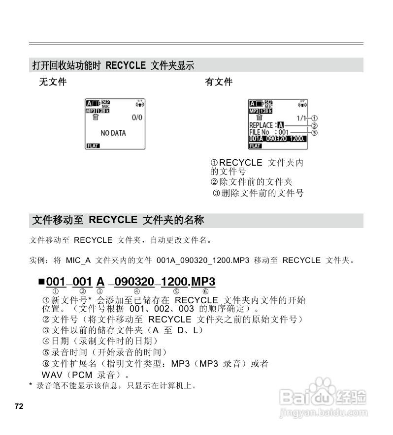 三洋ICR-EH800D数字式录音笔使用说明手册:[4]