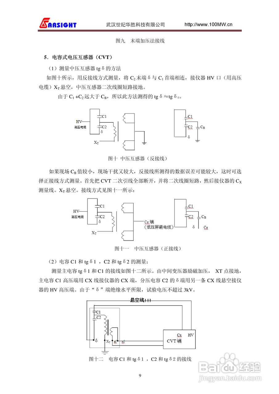 华胜FS3001高压介质损耗测试仪说明书