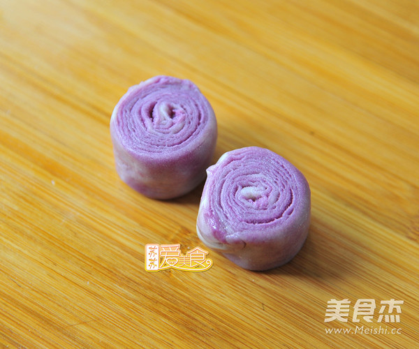 层层叠叠酥得掉渣的紫薯酥