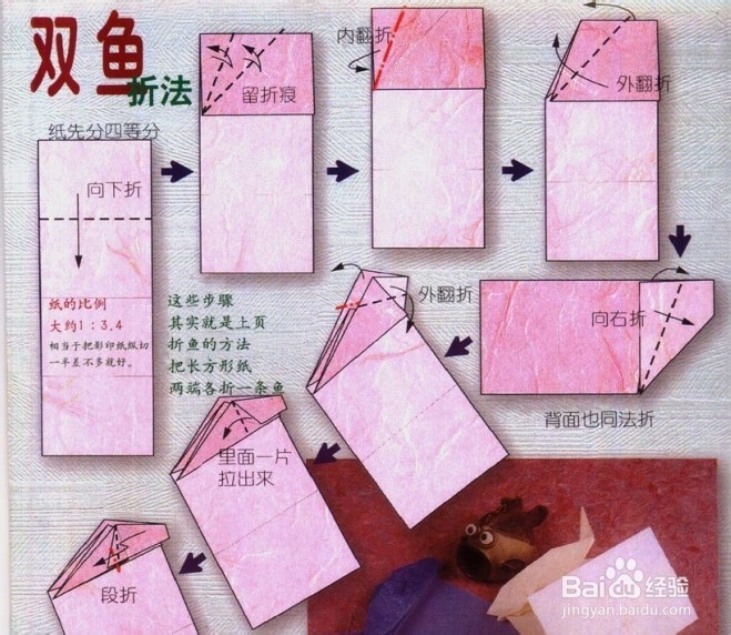 星座折纸教程--双鱼座