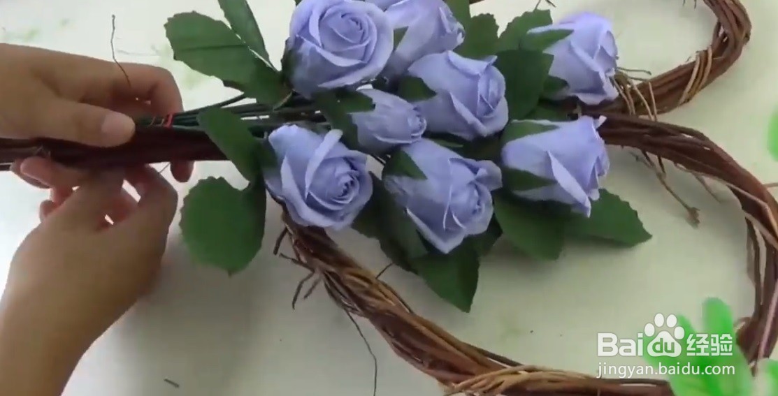 包花束的步骤