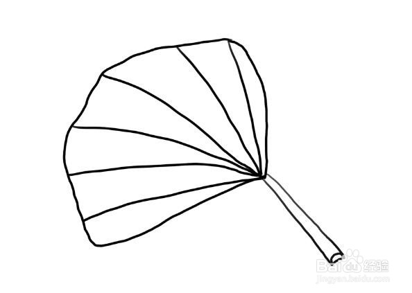 植物简笔画，怎么画银杏叶