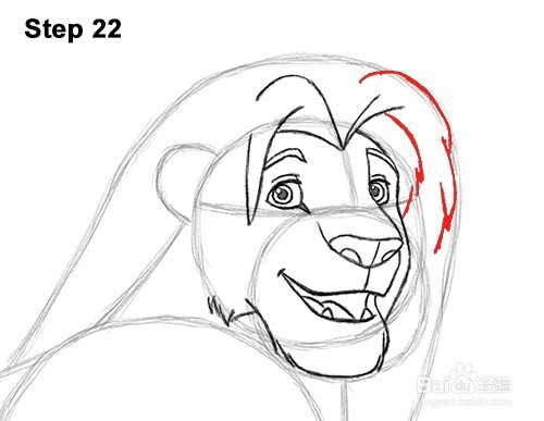 如何绘制Simba（长大）——加菲的吃货生活