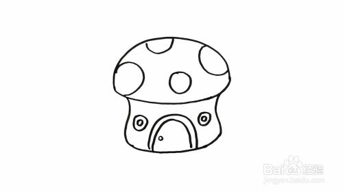 蘑菇头怎么画