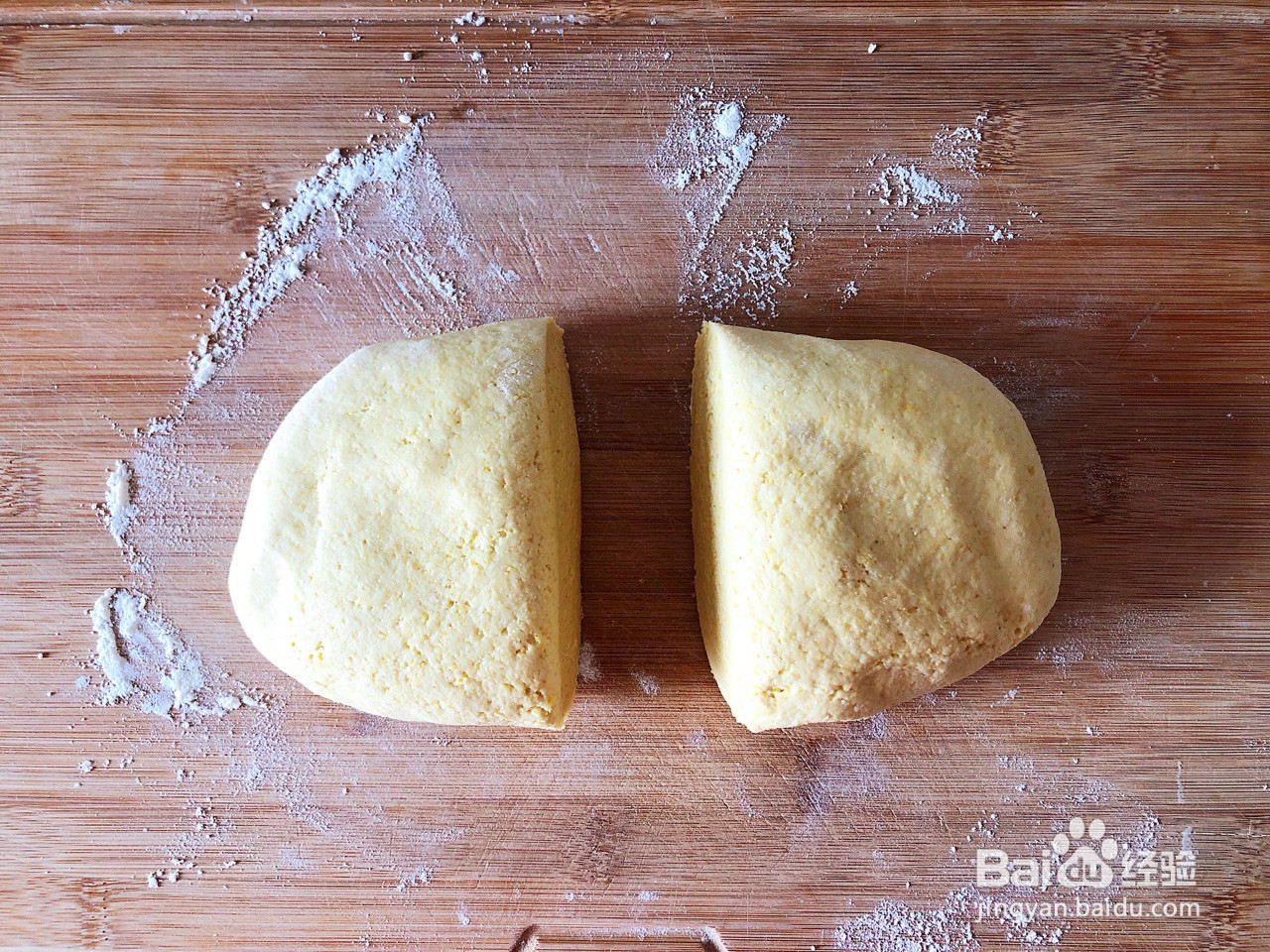 奶香玉米面饼的做法