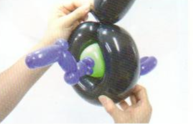 魔法气球造型系列之儿童脚踏车气球制作（上）