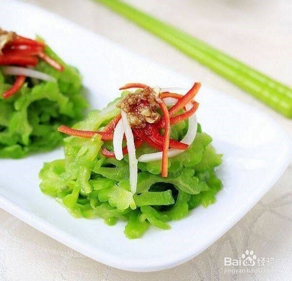 凉拌苦瓜的做法
