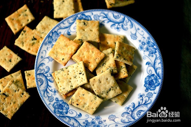 <b>海苔苏打饼干的做法 烘焙食谱</b>