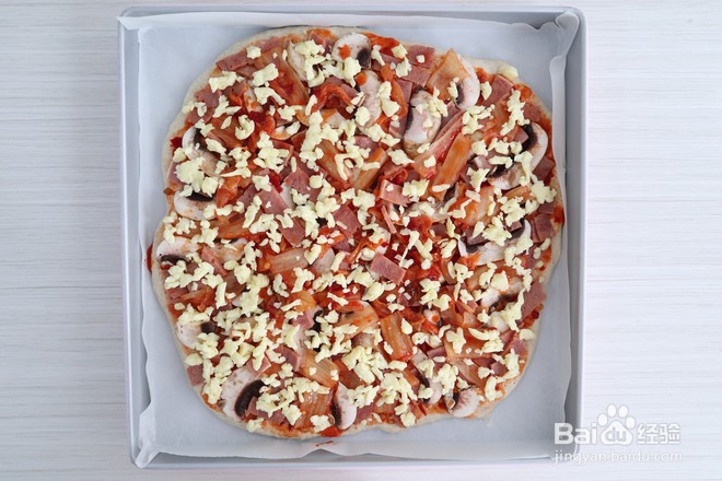 泡菜披萨的做法