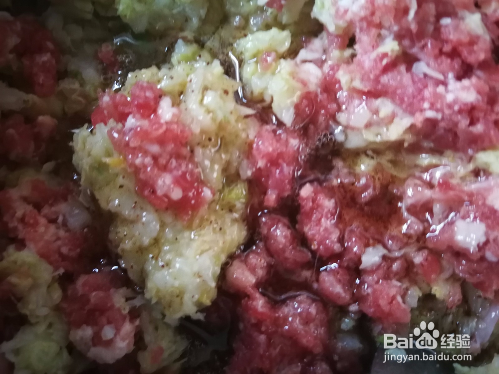 白菜猪肉馅大包子制作过程