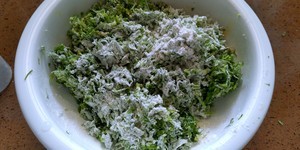 蒸面-胡萝卜叶的做法