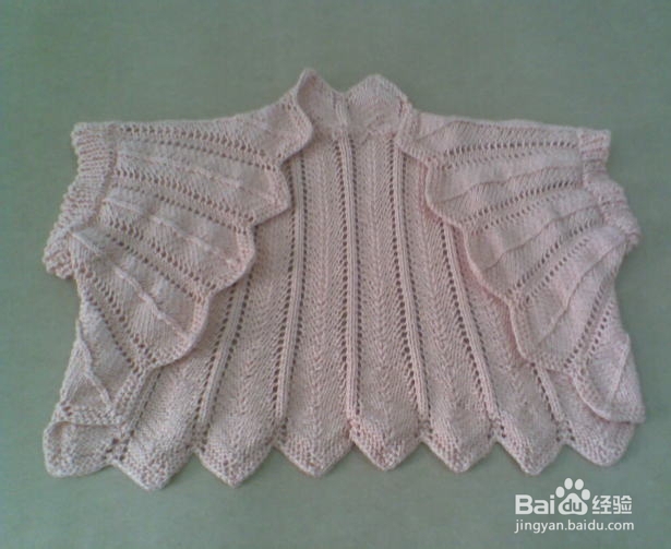 怎么用毛线编织镂空小外套