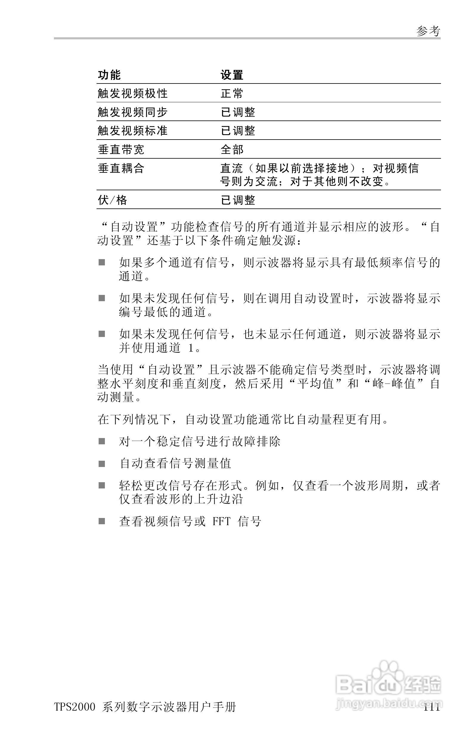 泰克TPS2024数字存储示波器用户手册:[14]