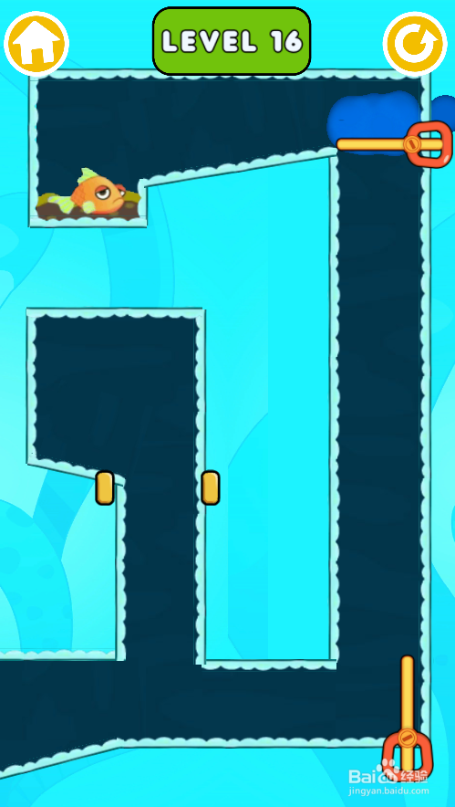 如何营救小金鱼（Level 16）