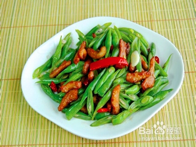 四季豆炒肉做法