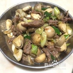 教你怎么做草菇炒牛肉