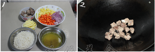 咖喱排骨芝士烤饭