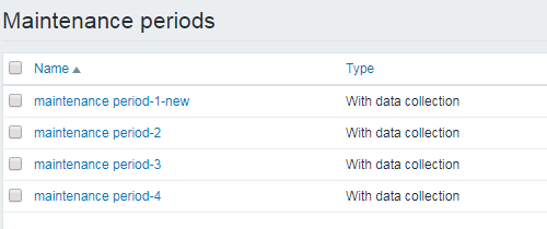 如何在zabbix中删除维护周期？