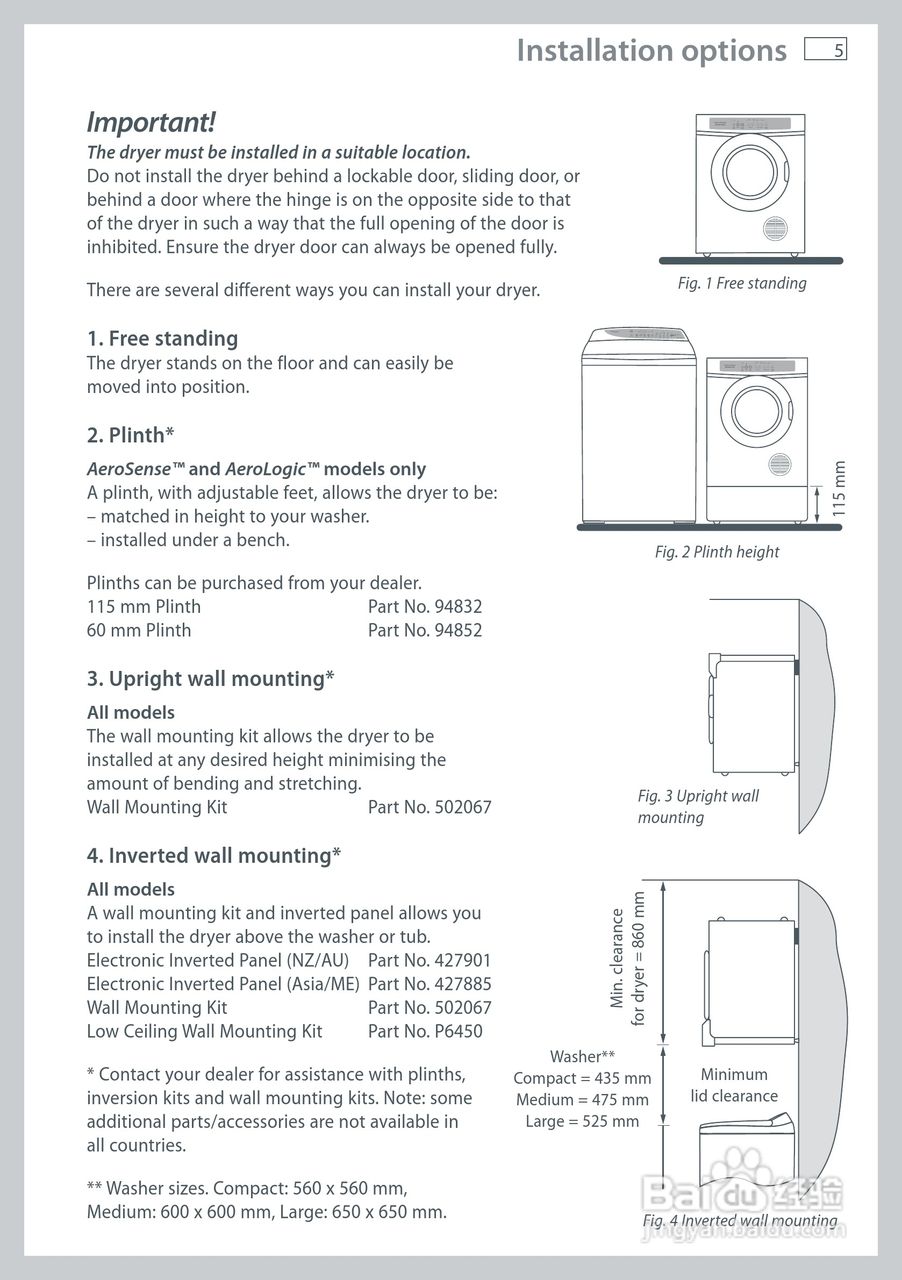 斐雪派克DE40F56A洗衣机说明书:[1]