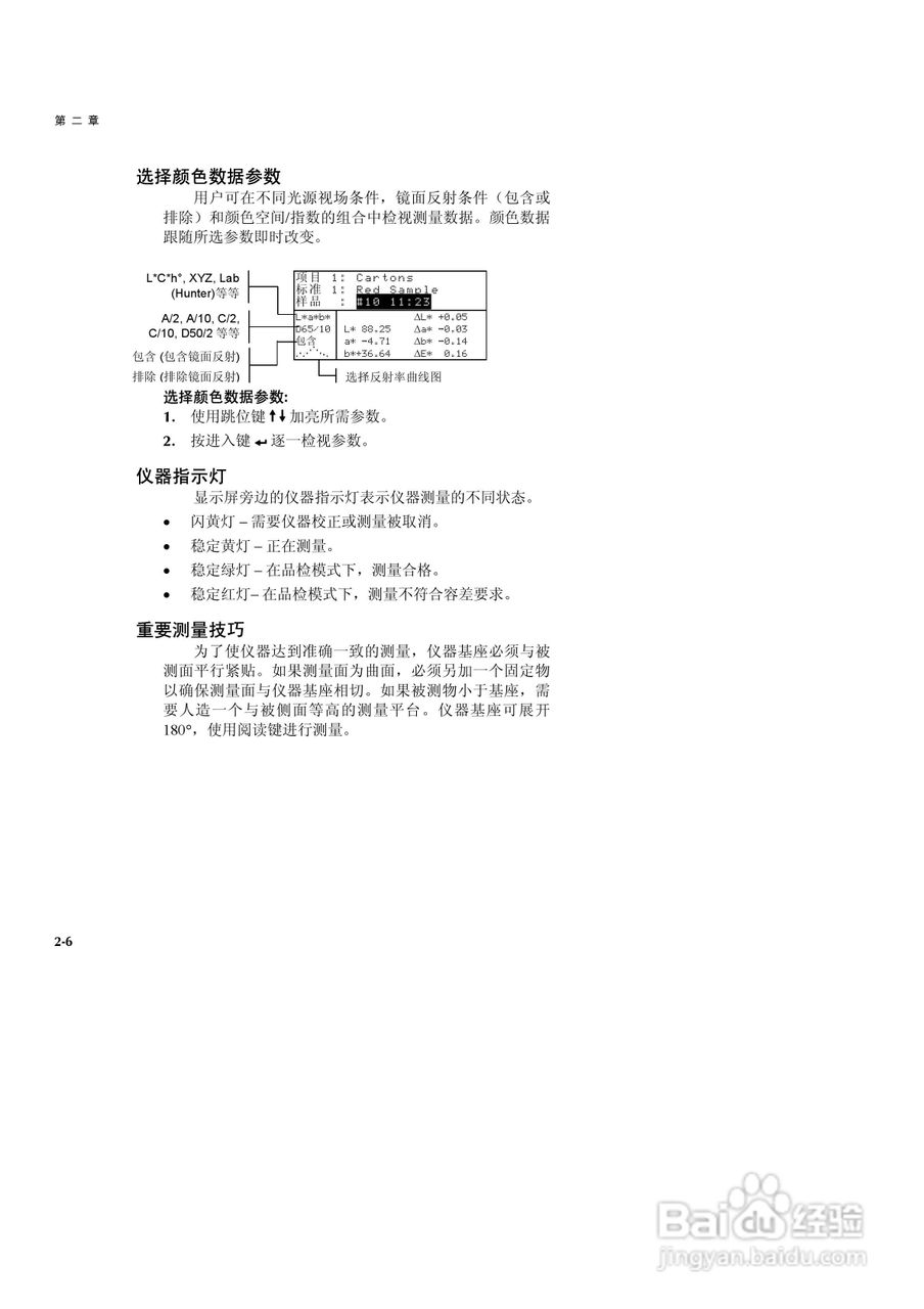 SP60系列色度测试仪说明书:[3]